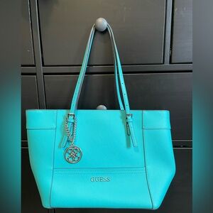 Beautiful Turquoise Guess Tote